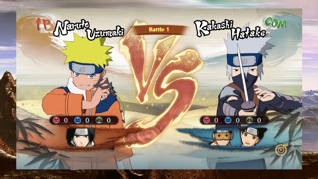 NARUTO SHIPPUDEN ULTIMATE NINJA STORM 4   TEAM 7 VS Kid Kakashi and obito