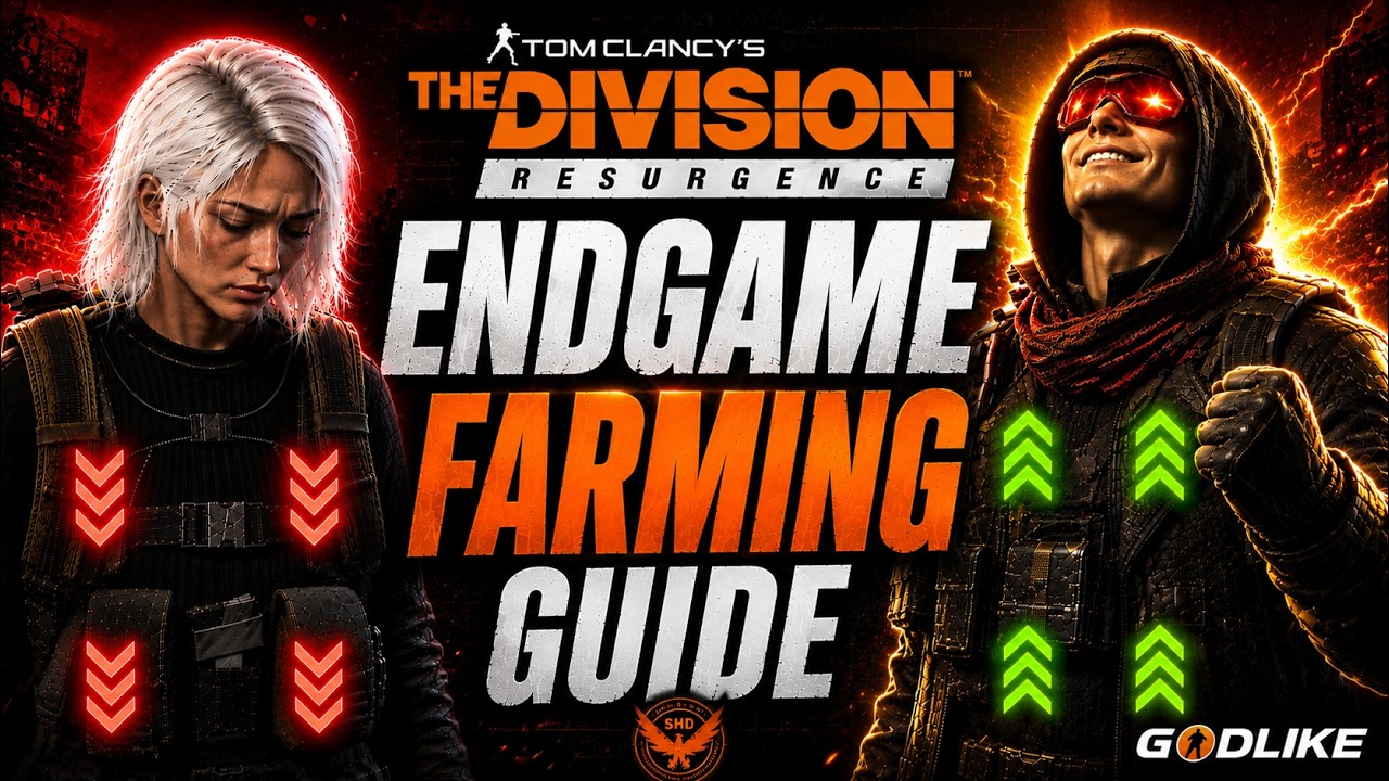 Best Endgame Farming Guide | What to do once you hit Level 40 | The Division Resurgence