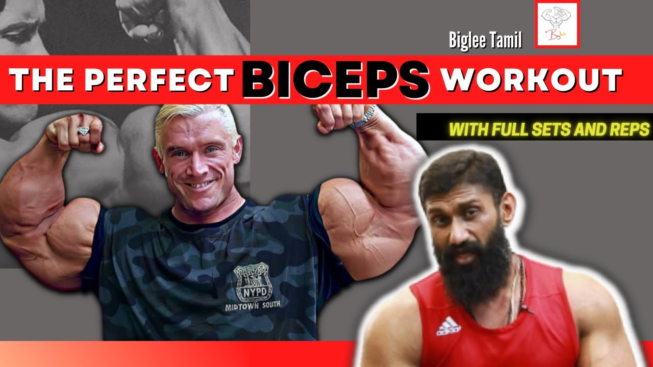 Perfect Biceps Workout | Full sets and reps |  Biglee Tamil