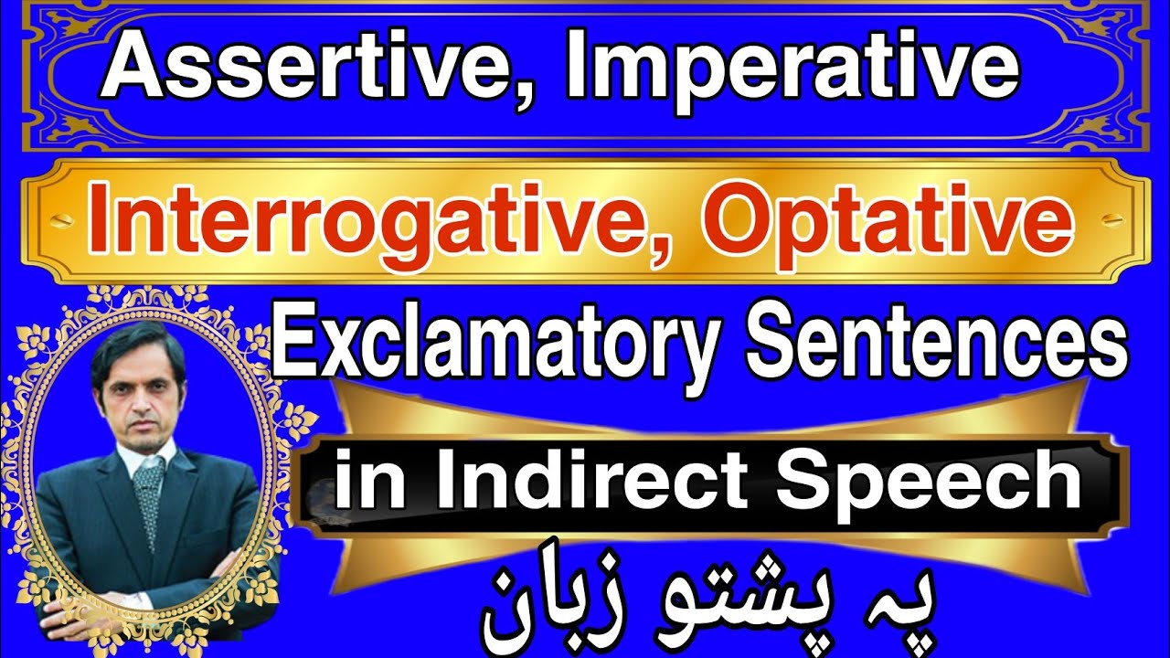 Direct and Indirect Speech|All Kinds of Sentences in Indirect Speech|11th English |12th English MCQs