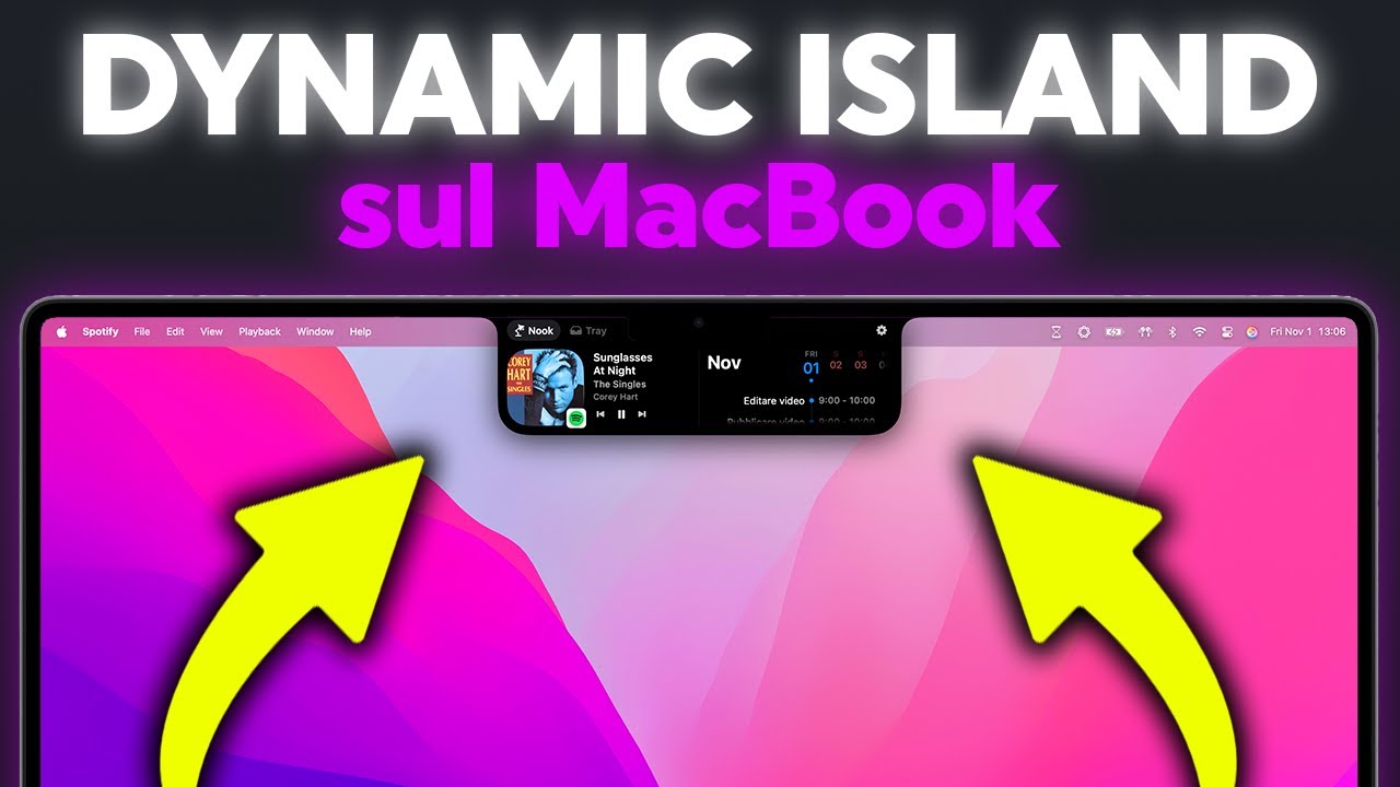 Ho TRASFORMATO la NOTCH in DYNAMIC ISLAND sul MacBook!