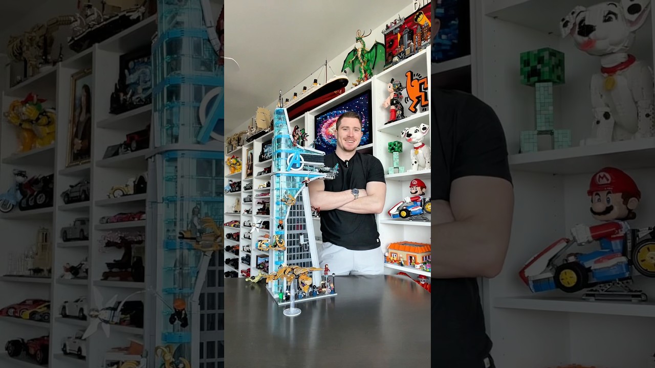 Building the LEGO Marvel Avenger&rsquo;s Tower! #LEGO #Marvel #Avenger&rsquo;d ASMR #Movie