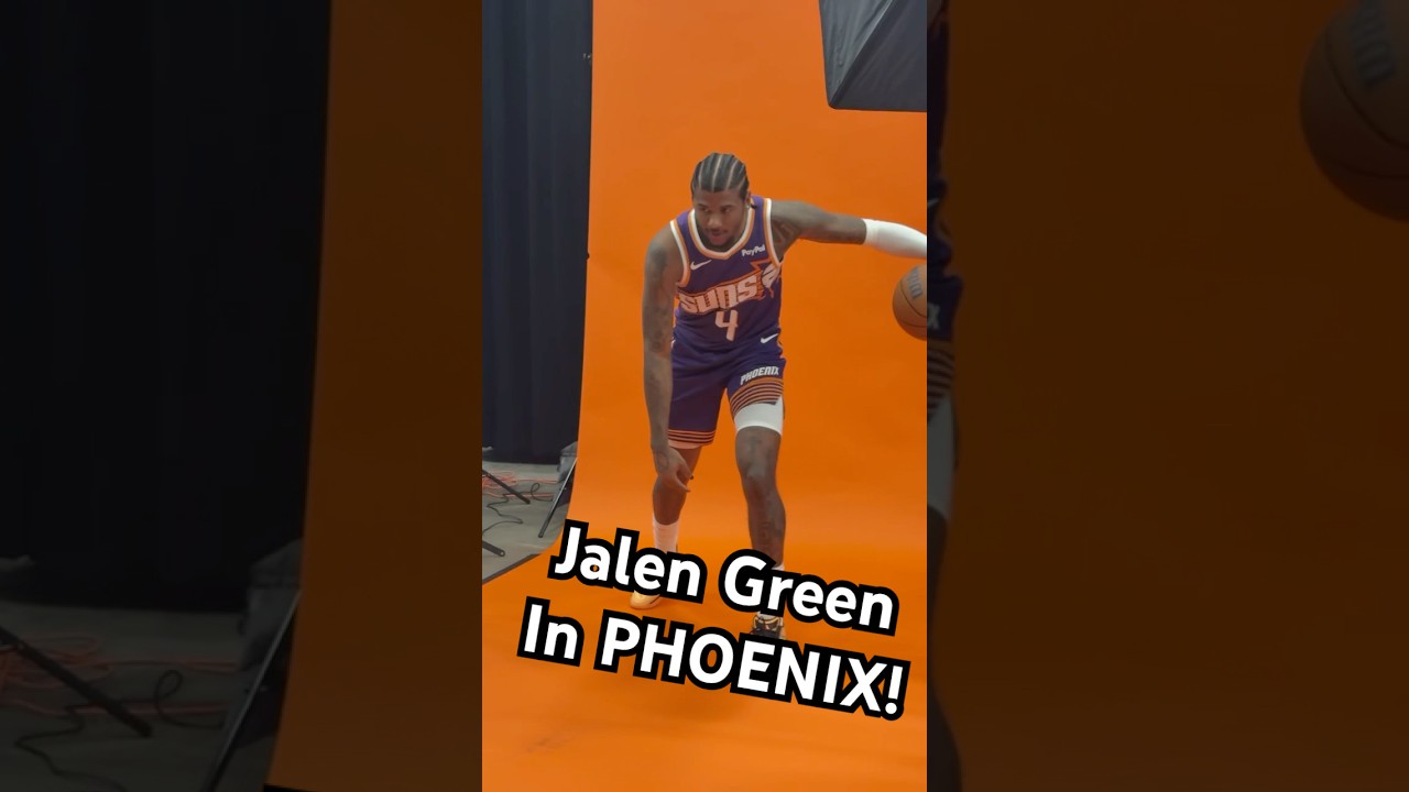 Jalen Green in his new purple & orange threads 👀