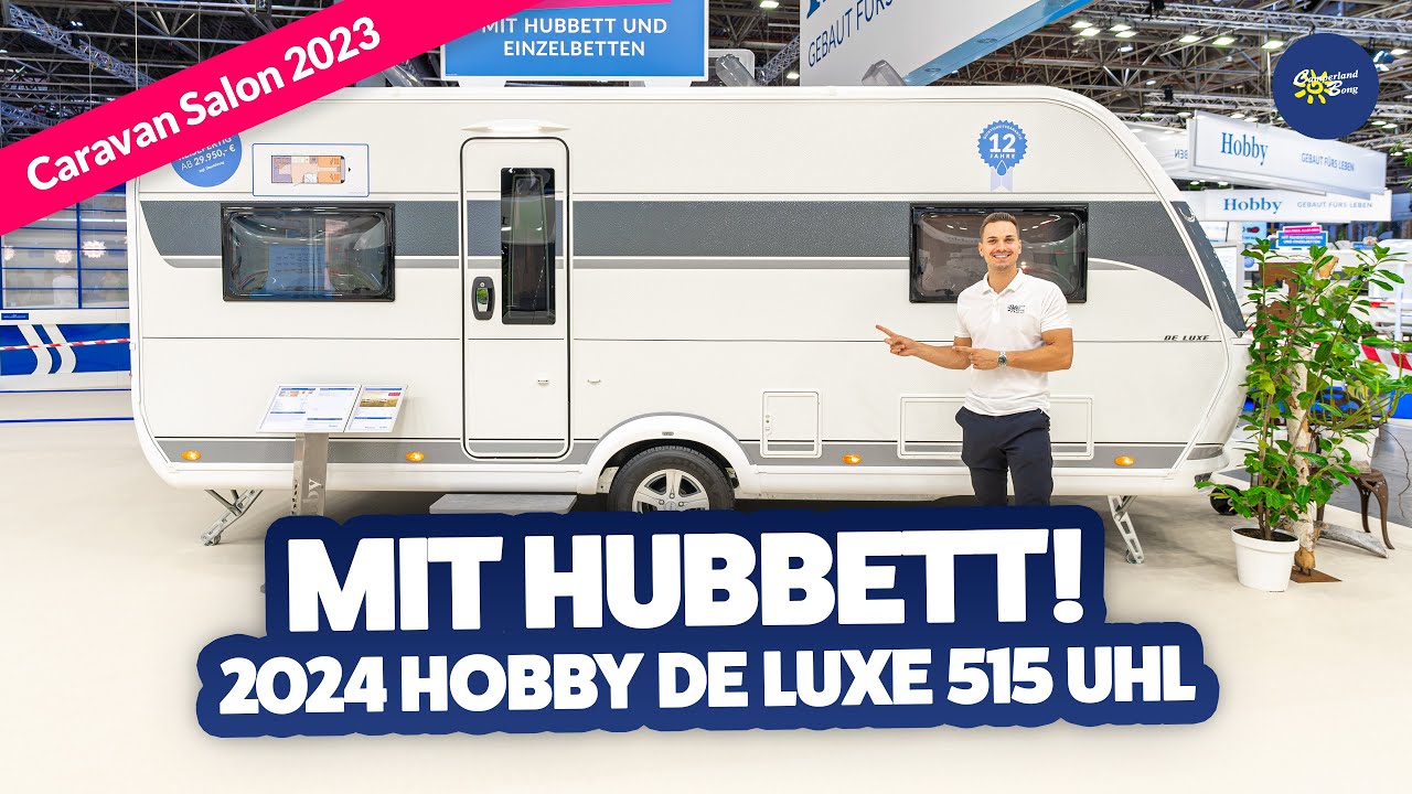 MESSENEUHEIT 😍 2024 Hobby De Luxe 515 UHL! | Caravan Salon Düsseldorf 2023 × Camperland Bong