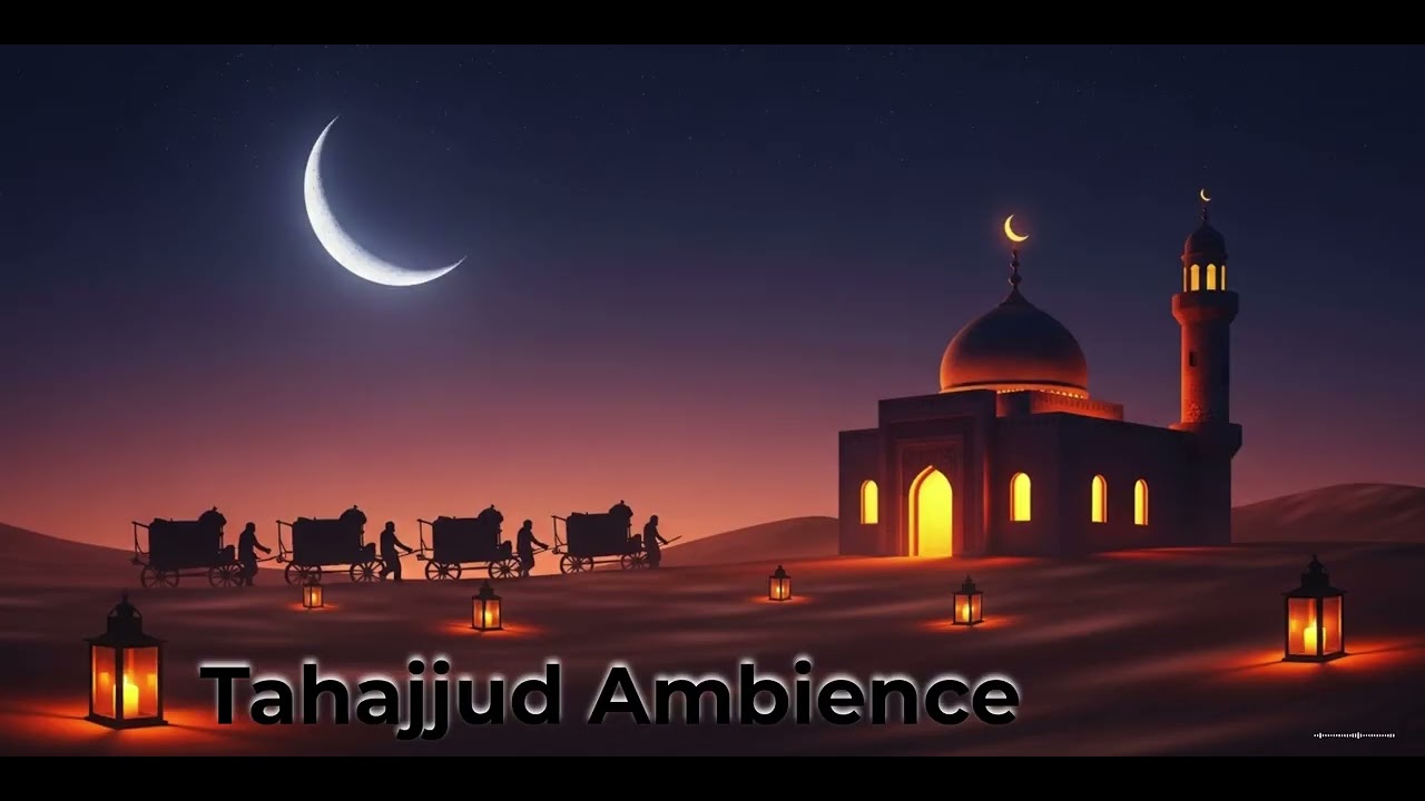 Crescent Night Dua 🌙 | Peaceful Islamic Ambient Music for Sleep
