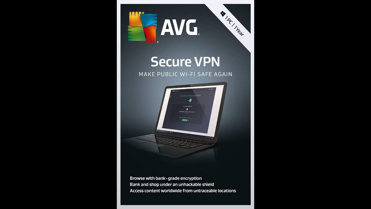 AVG Secure VPN 2019 - 1 PC 1 Year