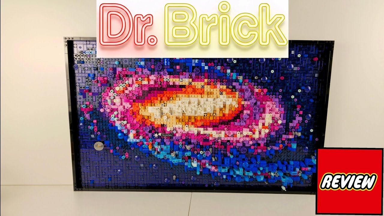 Die unglaublich opulente LEGO Art Milchstraße 31212 [Review deutsch]