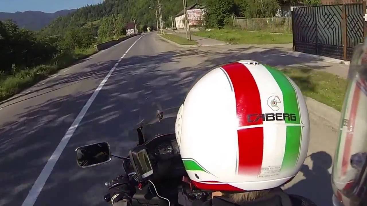 Trip from Bicaz lake to Bicaz pass on Burgman 400