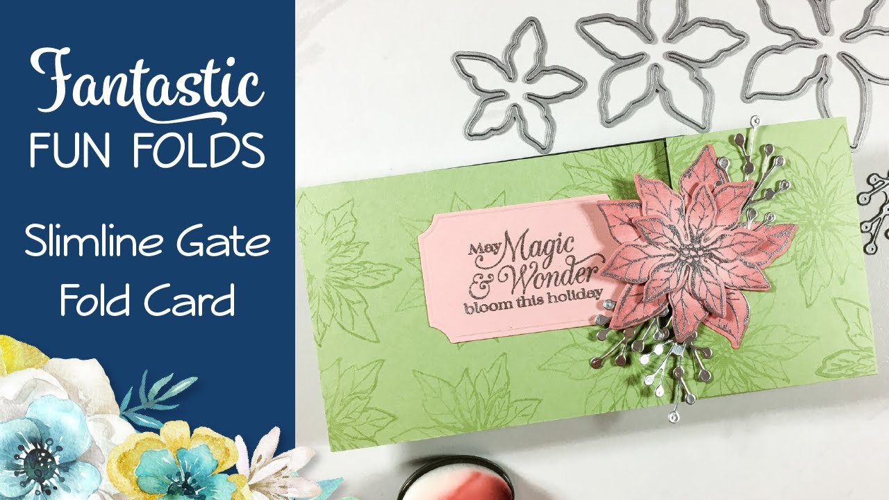 How to make a Slimline Gate Fold Card