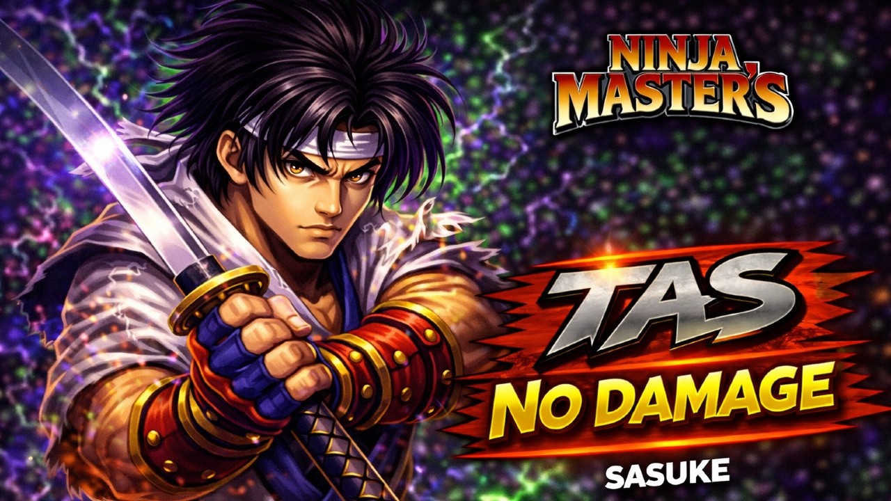 【TAS】NINJA MASTERS - SASUKE【NEO GEO】