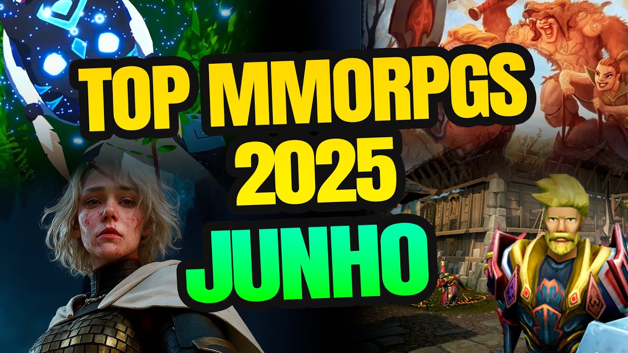 TOP MMORPGS 2025 - PELA QUANTIDADE DE PLAYERS ONLINE  - JUNHO 2025