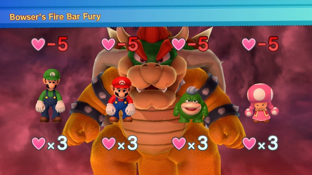 Mario Party 10 Bowser Party #170 Luigi, Mario, Spike, Toadette Chaos Castle Master Difficulty