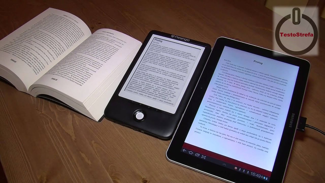 Czytnik vs tablet vs ksiazka