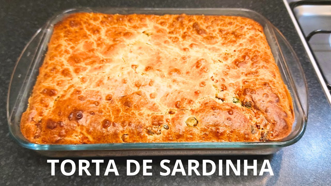 TORTA DE SARDINHA DELICIOSA