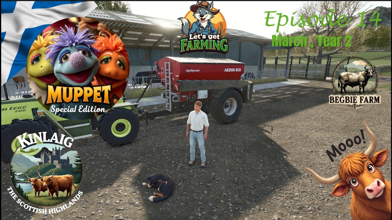 Let's Get Farming | Kinlaig, Highlands Fishing | EP14 - I'm a Muppet Special Edition ! | FS25