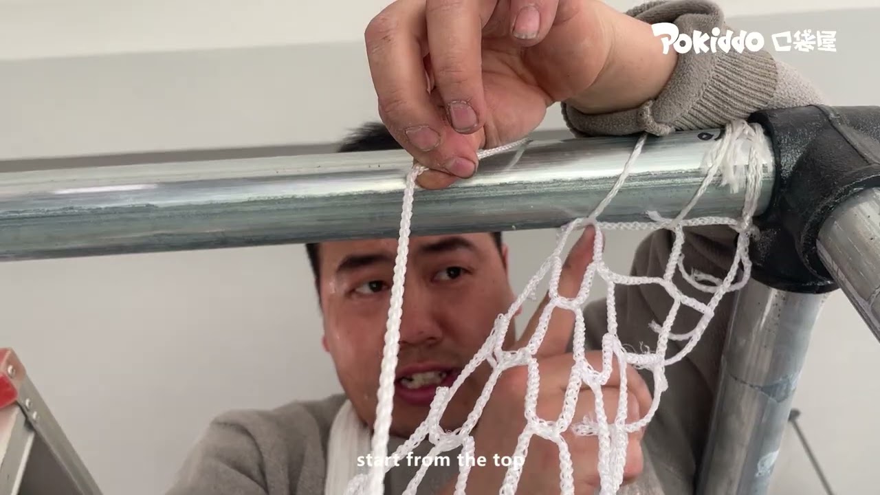 Pokiddo Indoor Playground Installation Guide ---Maze Area Safety Net & Foam Tube Installation Guide