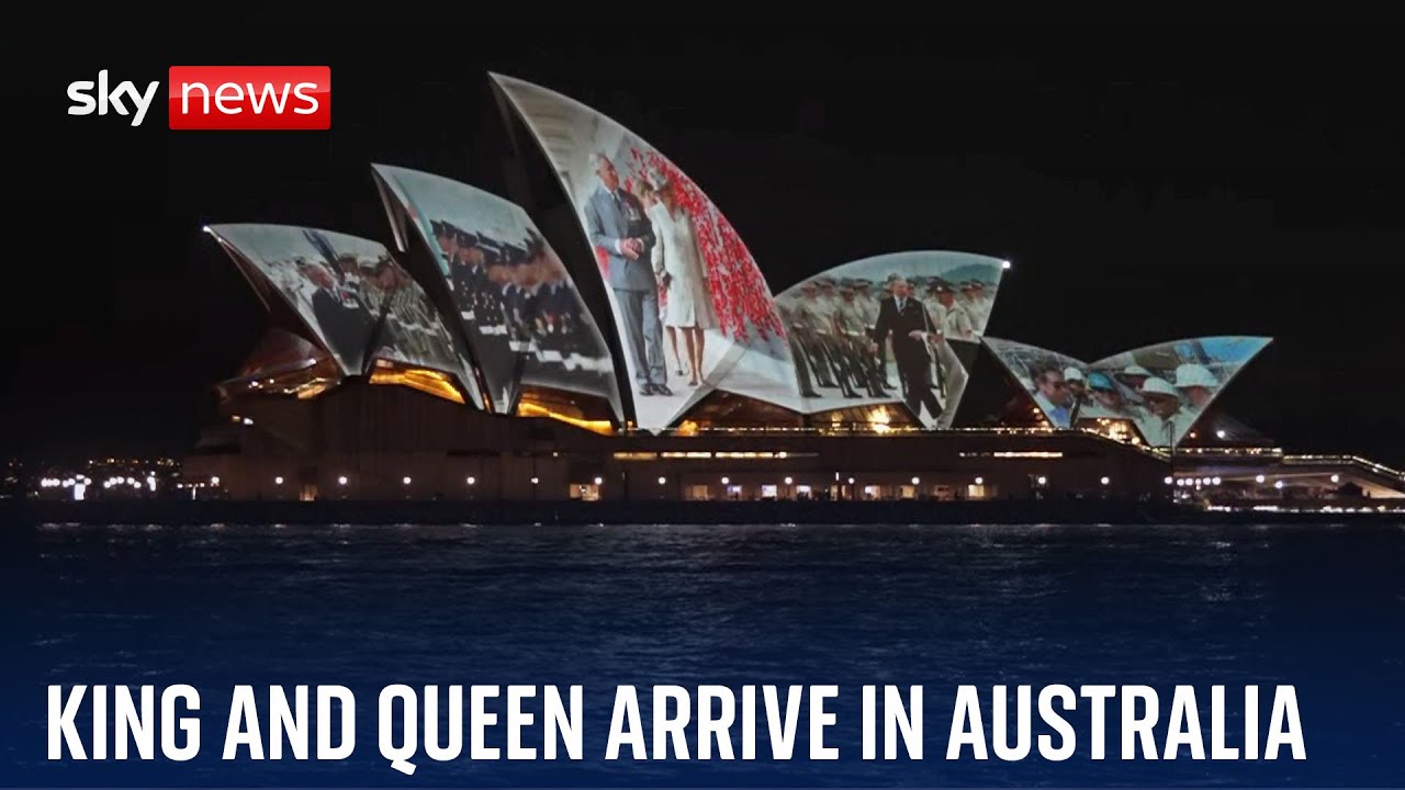 King and Queen arrive in Australia ahead of royal tour