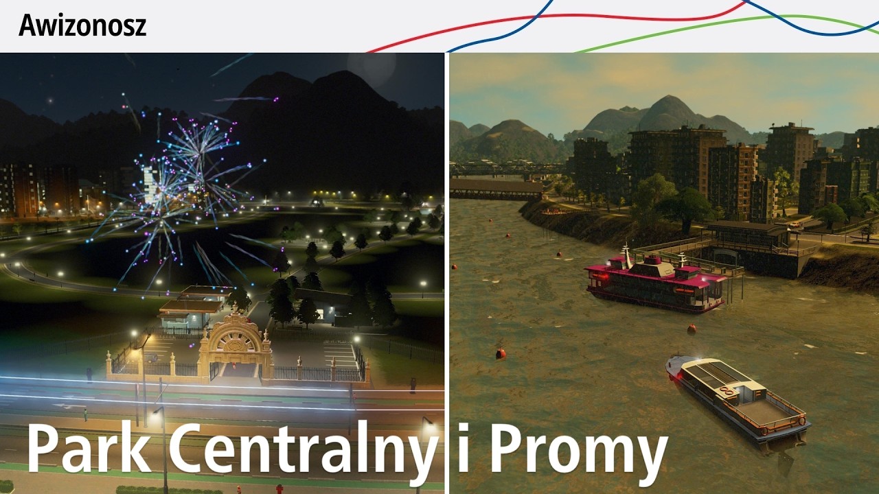#4 Promem po Rzece do odległych dzielnic czy Park Centralny! - 100k w Cities Skylines PS5