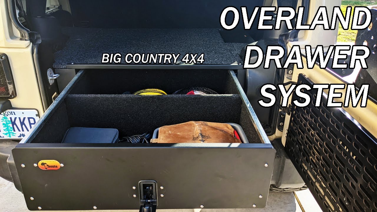 Overland Drawer System Install by Rugged Bound/BigCountry4x4 | Jeep Wrangler JKU