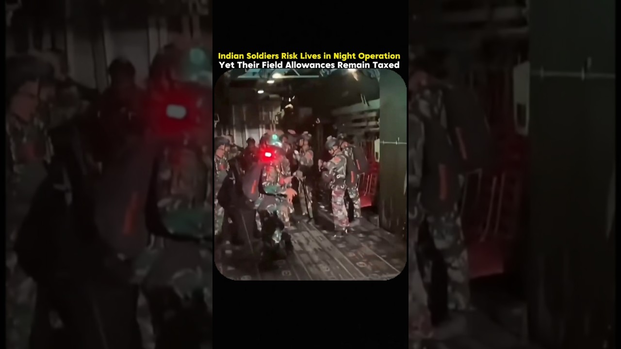 Indian Soldiers Risk Lives in Night Operation 🫡🇮🇳 #army #shorts #ytshorts #shortsfeed #indianarmy