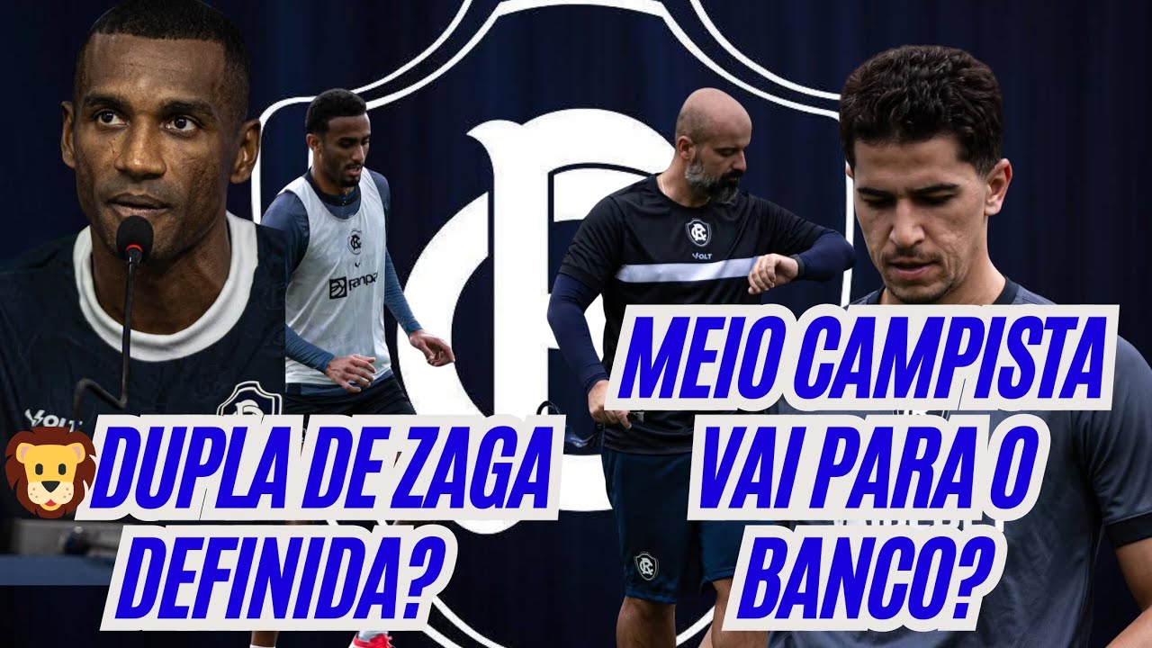 🤔🦁Zaga definida para o RexPa?|Meio campista barrado para o jogo de Domingo?