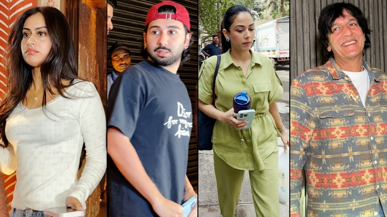 Orry, Nysa Devgan, Mira Rajput, Chunky Panday Spotted In Bandra | MS shorts