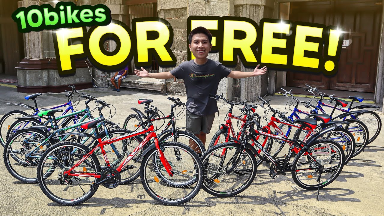 Giving Away 10 Free Bikes to Random Strangers!