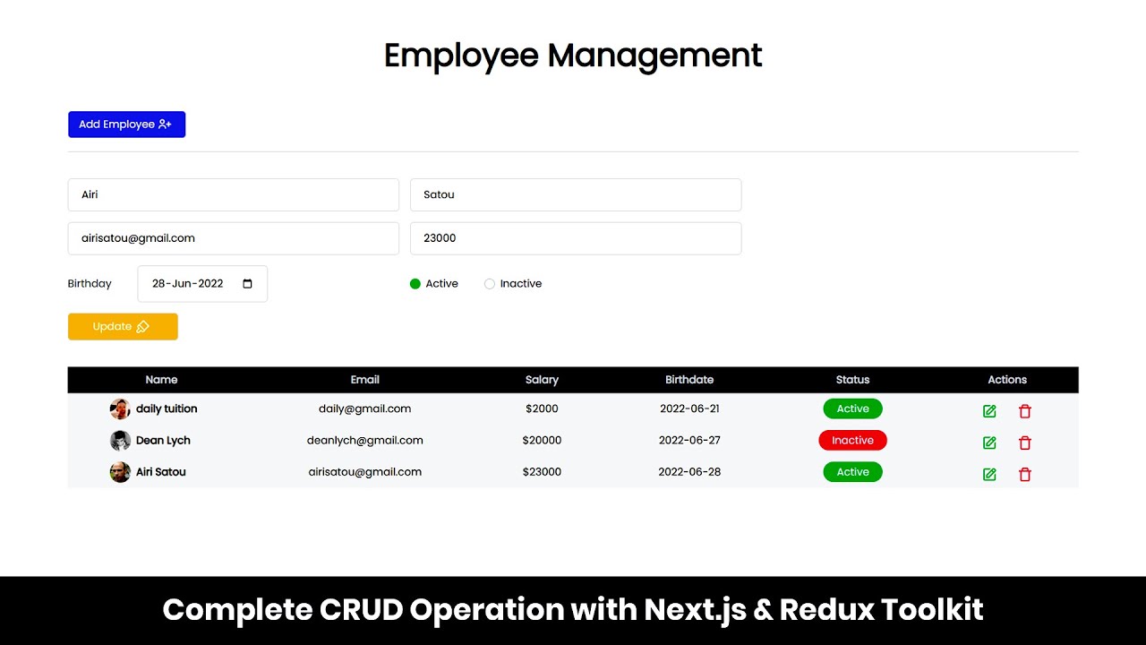Complete CRUD Operation With Next.js & MongoDB - For Beginners
