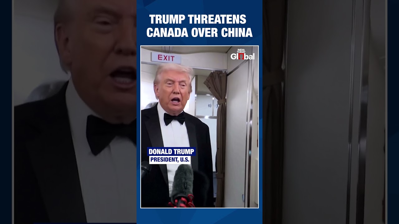 Trump Warns Canada Over China Trade Deal, Threatens 100 Percent Tariffs