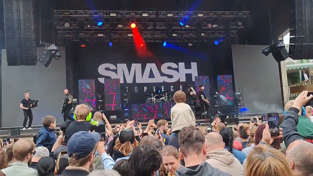 Smash into pieces - Six fest under Gröna lund Stockholm Stora scen 240615
