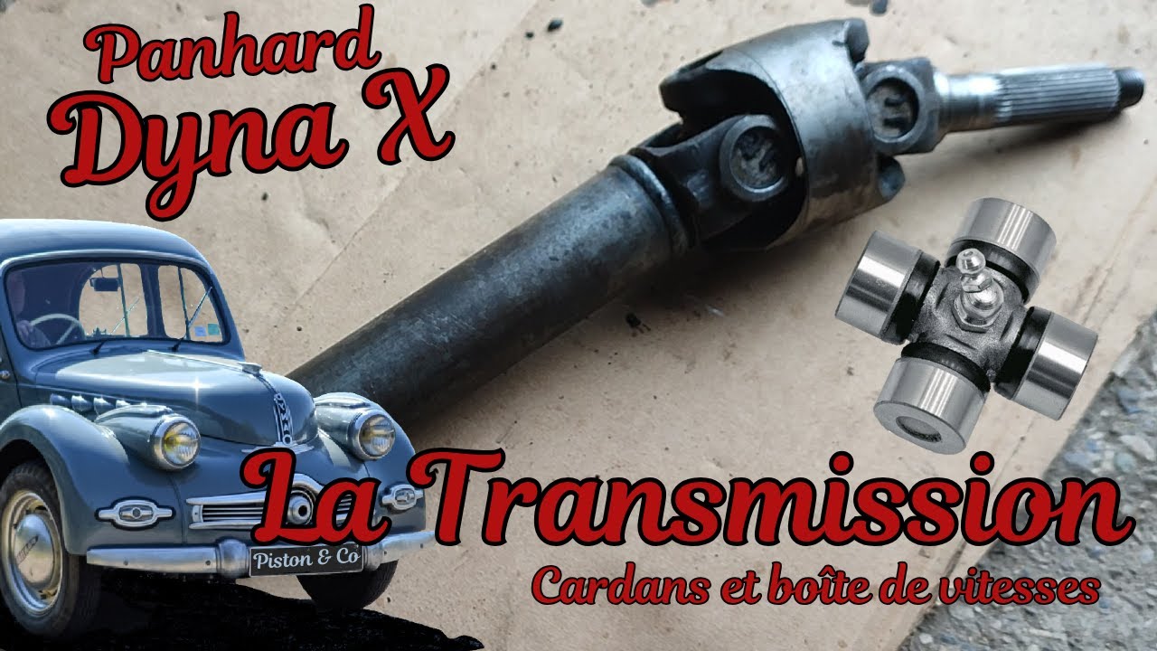 Panhard Dyna X 86 1950 -- Episode 7 -- Cardans et Boîte de vitesses