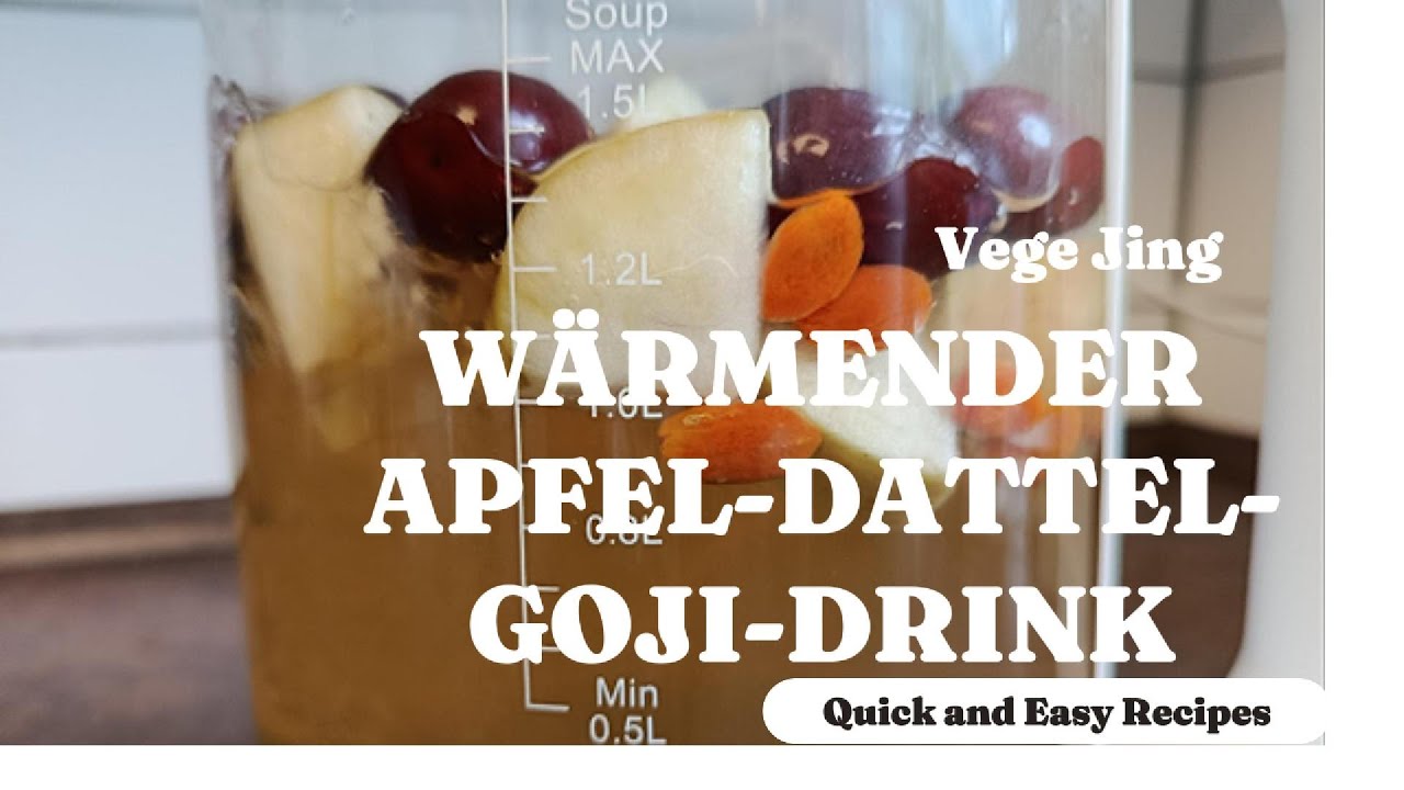 Wärmender Apfel-Dattel-Goji-Drink 苹果红枣枸杞汤