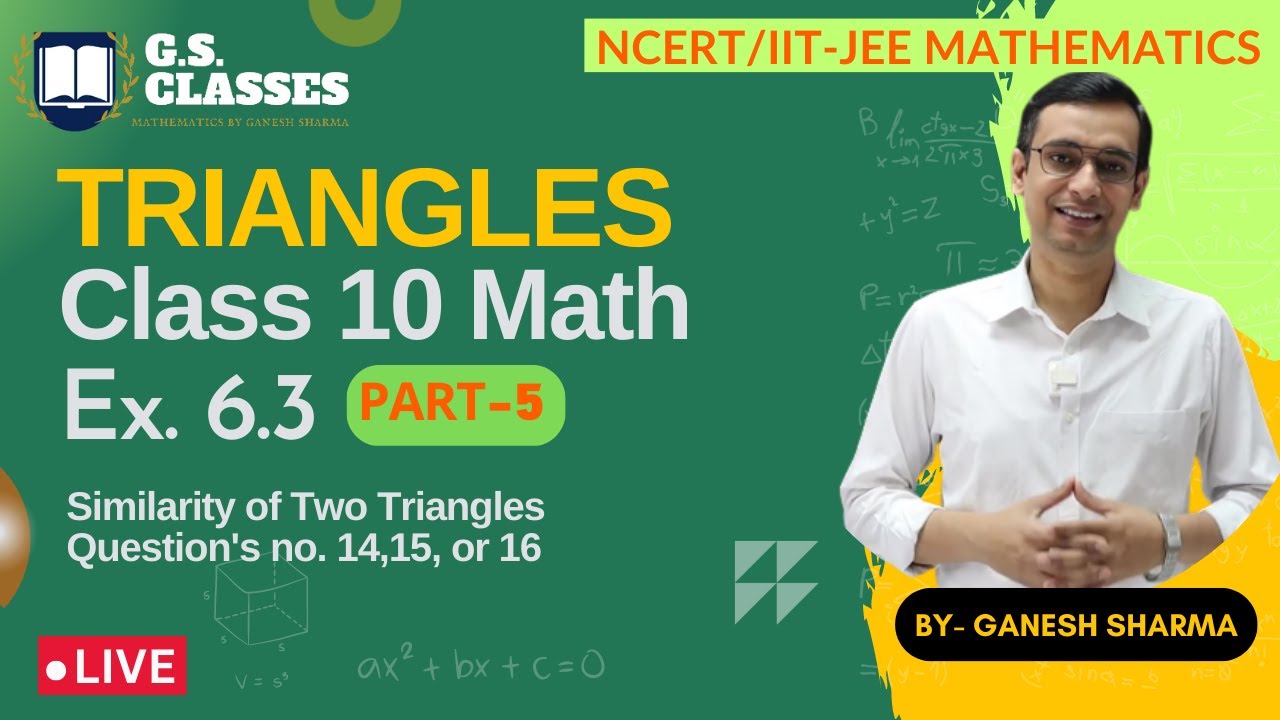 Applying Triangle Similarity Criteria in Proofs | Class 10 Maths