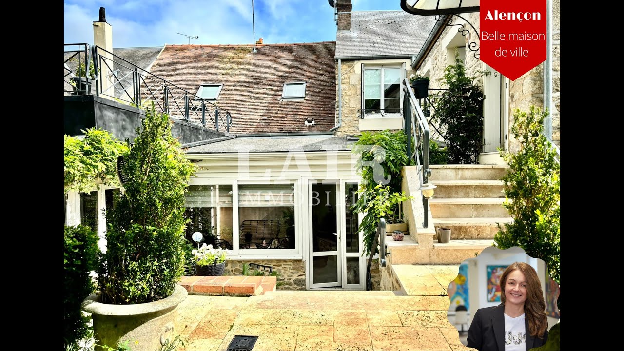 Belle maison de ville atypique et charmante à Alençon | Lair Immobilier