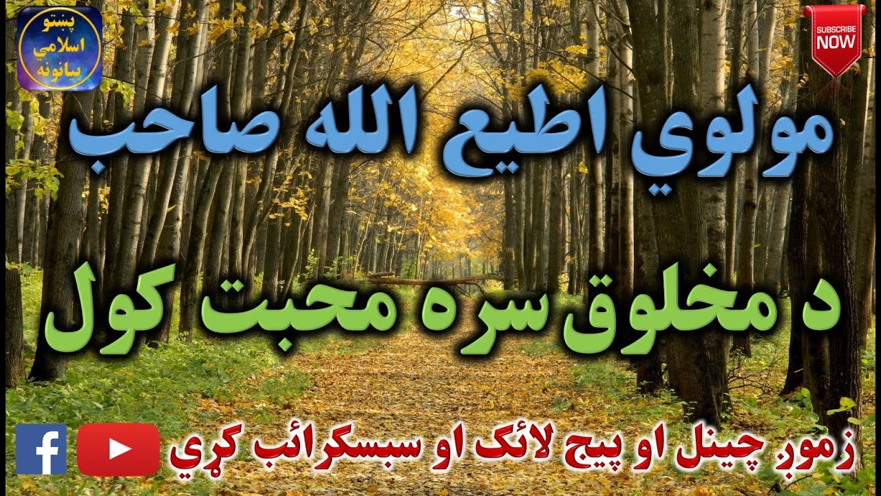 Mulvi Atiullah Sahib (Vol:67) مولوی اطیع الله صاحب - د مخلوق سره محبت کول
