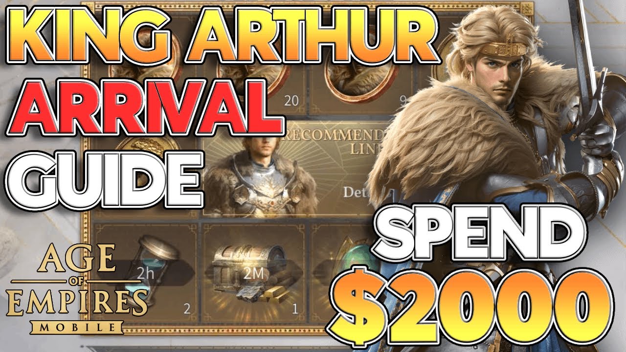 KING ARTHUR ARRIVAL GUIDE! How Much It COSTS! Age of Empires Mobile