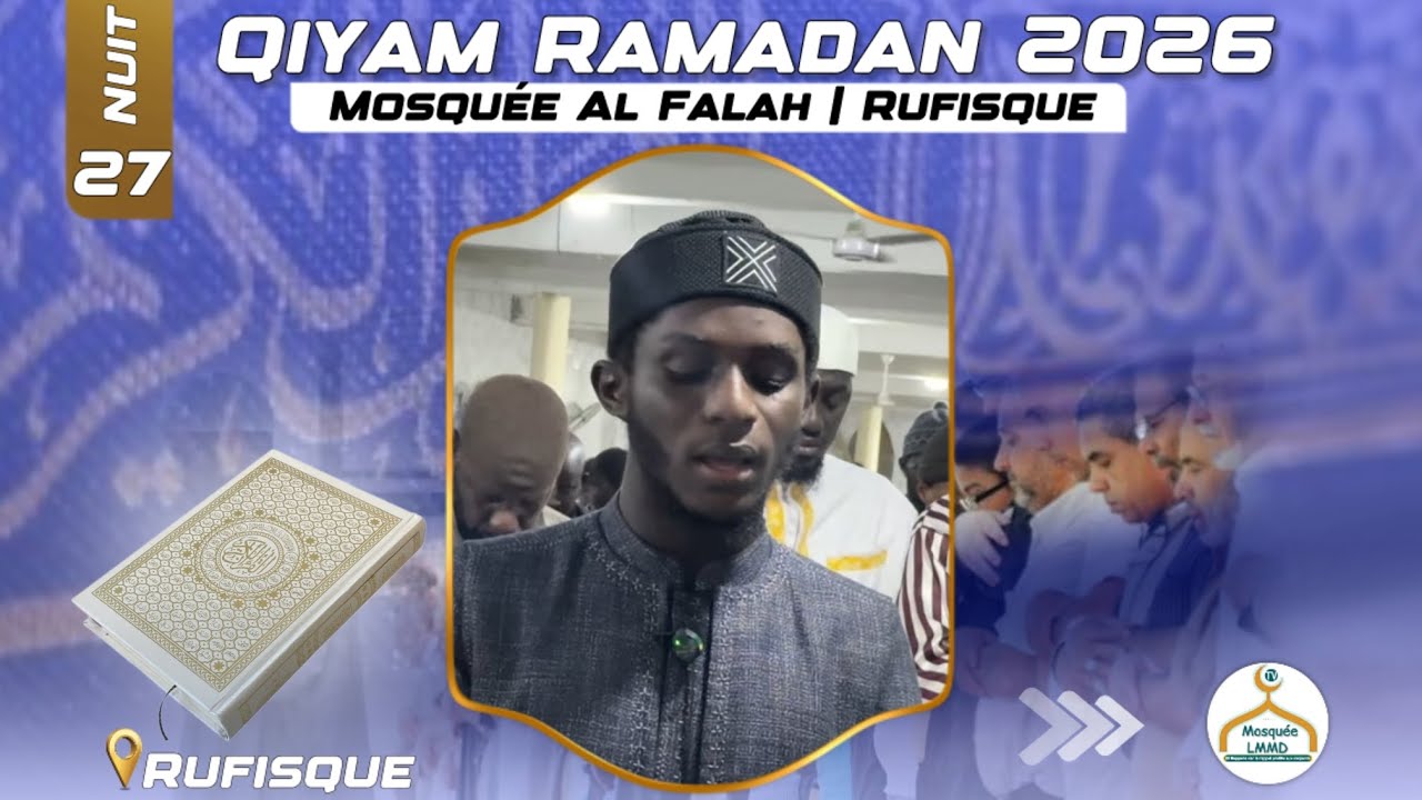 Direct Qiyam Nuit 27 | Mosquée Al Falah Rufisque 