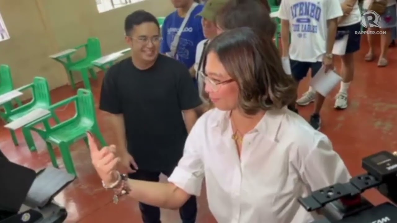 Marikina mayoral bet Quimbo casts her vote