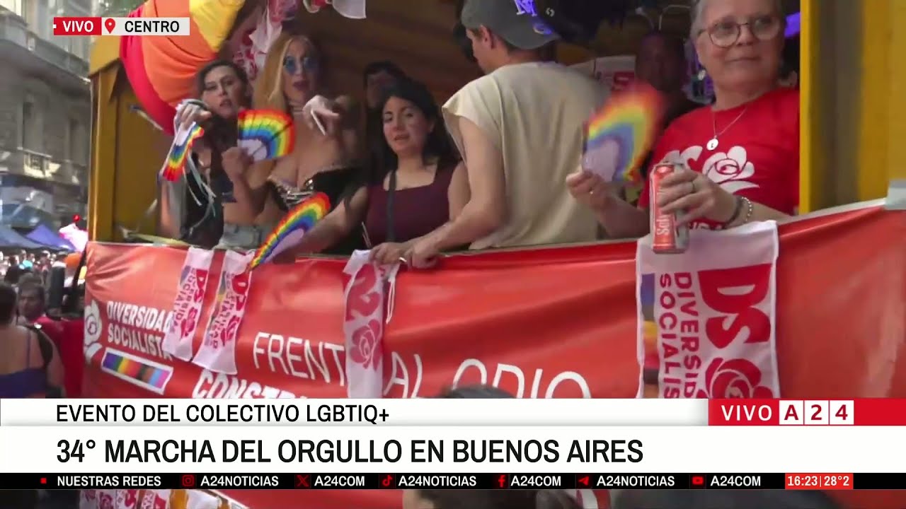 34° MARCHA DEL ORGULLO GAY EN BUENOS AIRES
