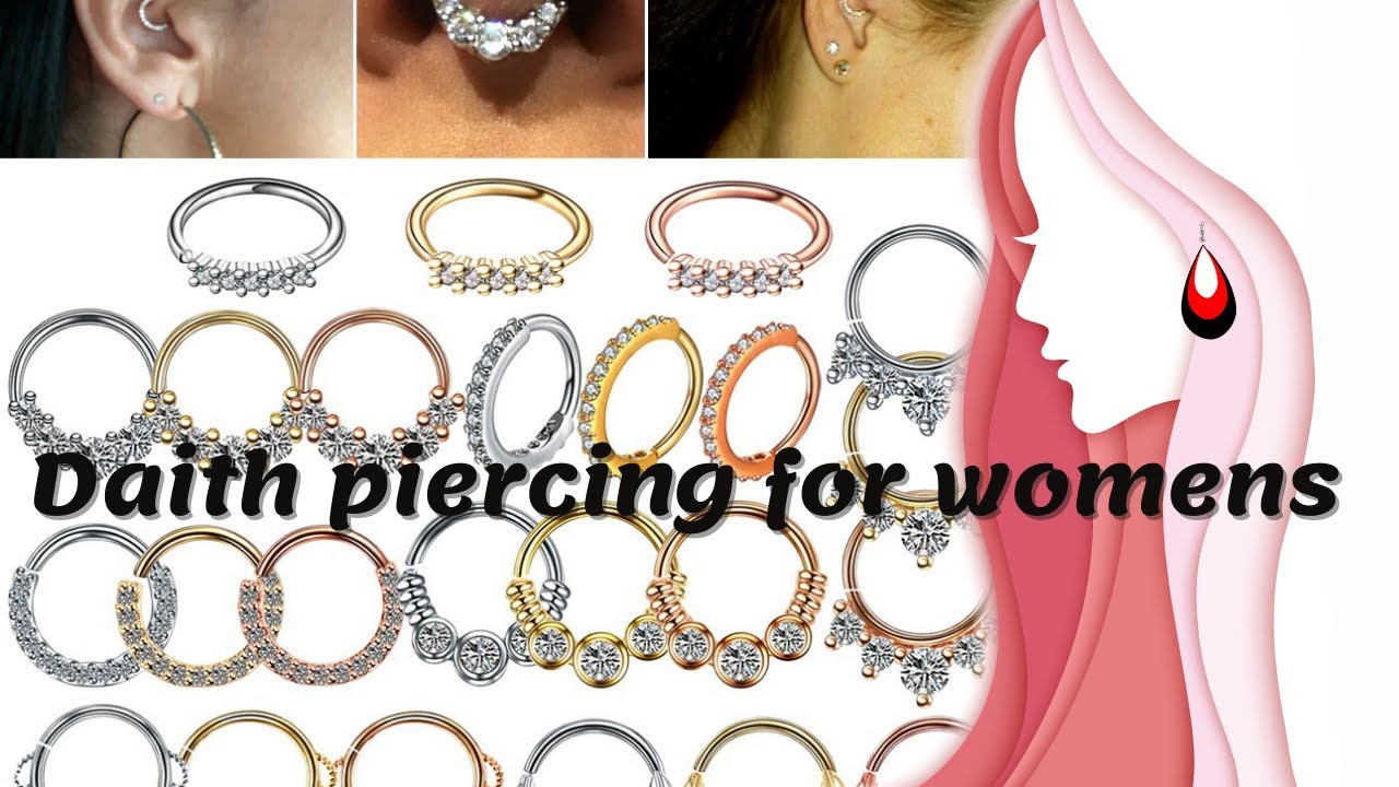 Piercing Set Daith Hoop Rook Earring Septum for Women
