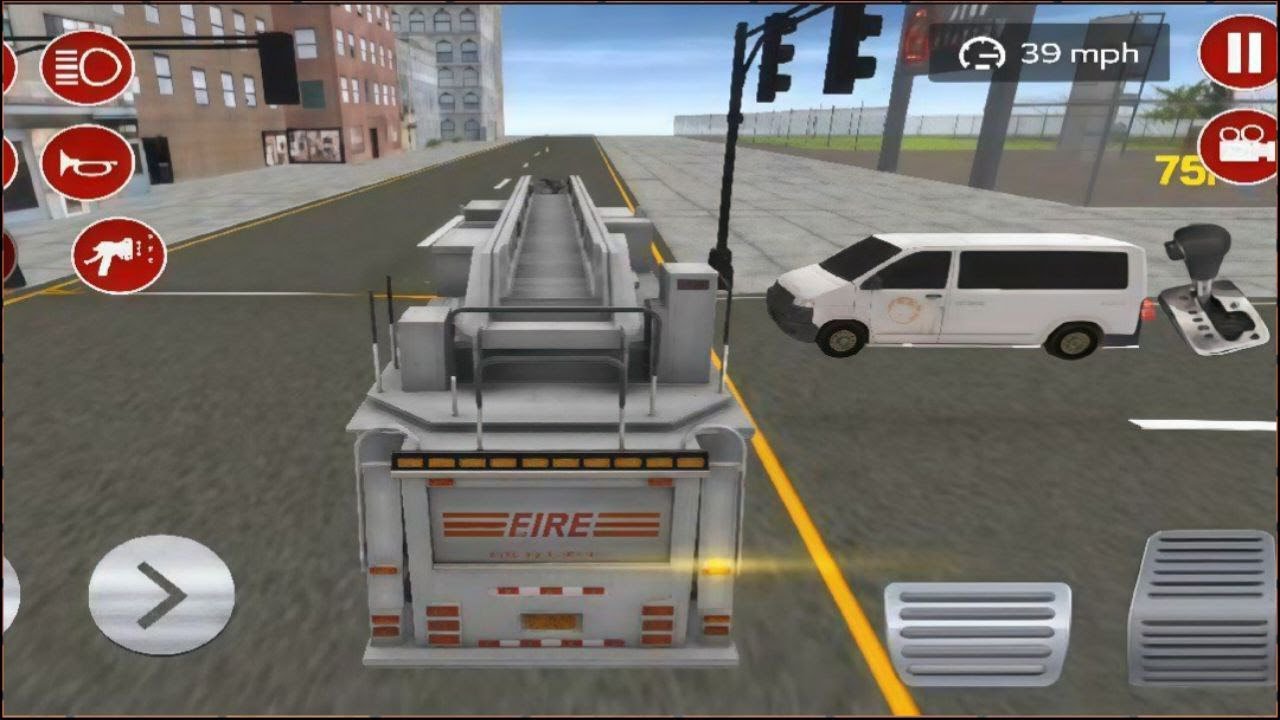 Fire Truck City Rescue Simulator - 911 US Emergency Fire Truck Driving 3D - Android Gameplay