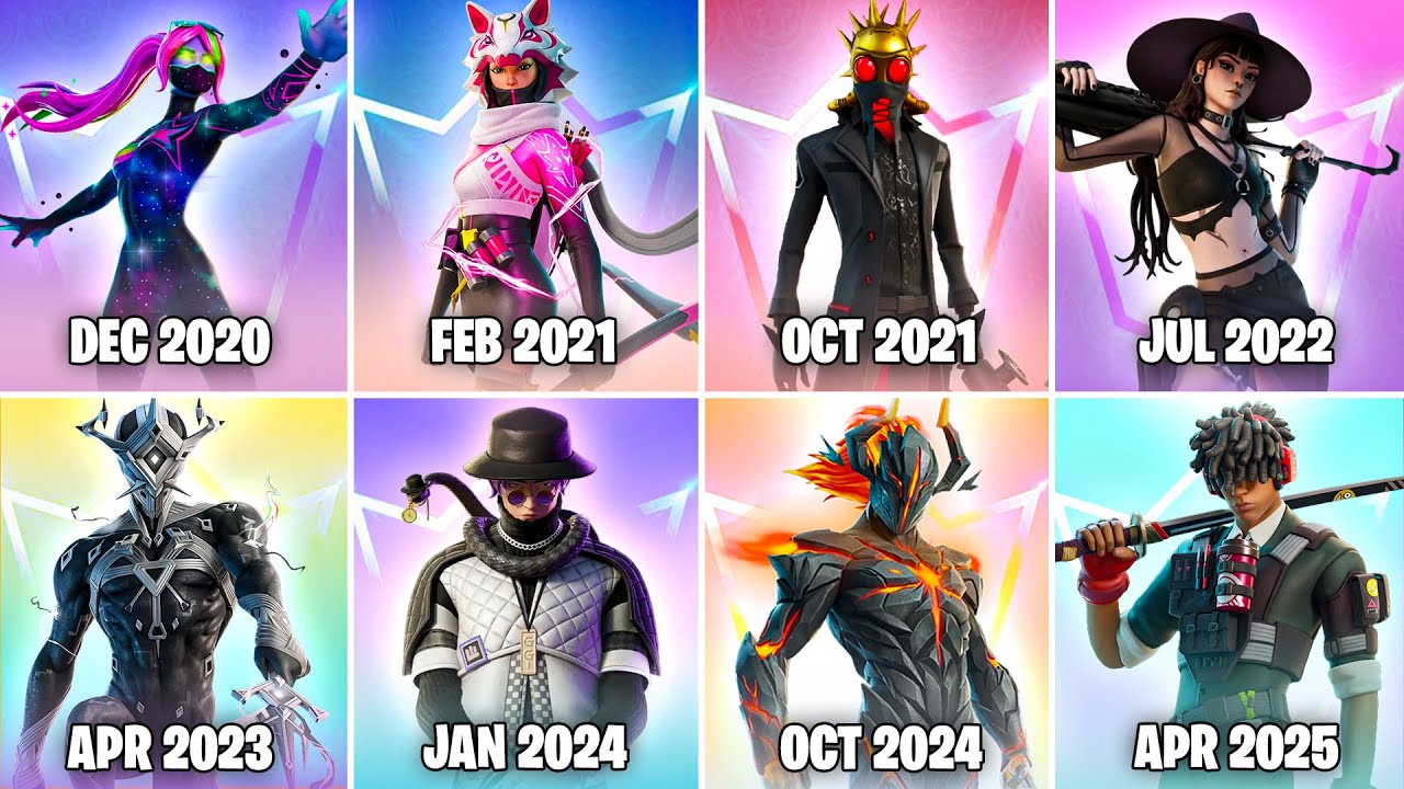 Evolution All Crew Pack Skins in Fortnite (Chapter 2 Season 4 - Chapter 6 Season 2)