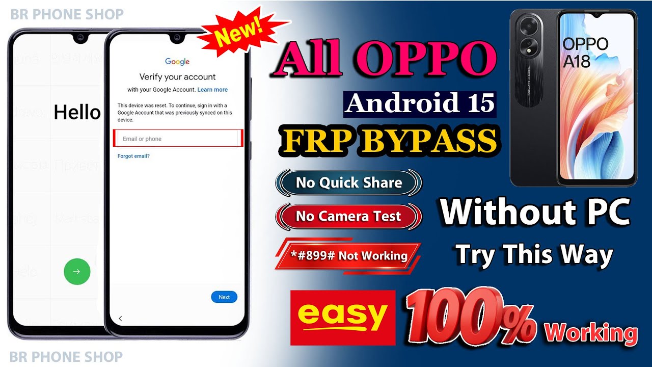 របៀបដោះ Google Account គ្រប់ទូរសព្ទ OPPO Android 15