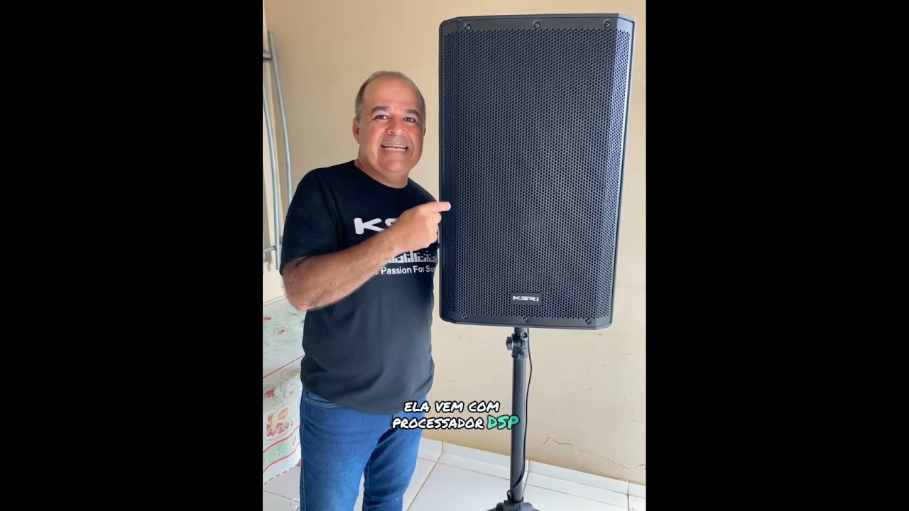 Caixa de som profissional KSR PRO K1 de 15 polegadas - Review
