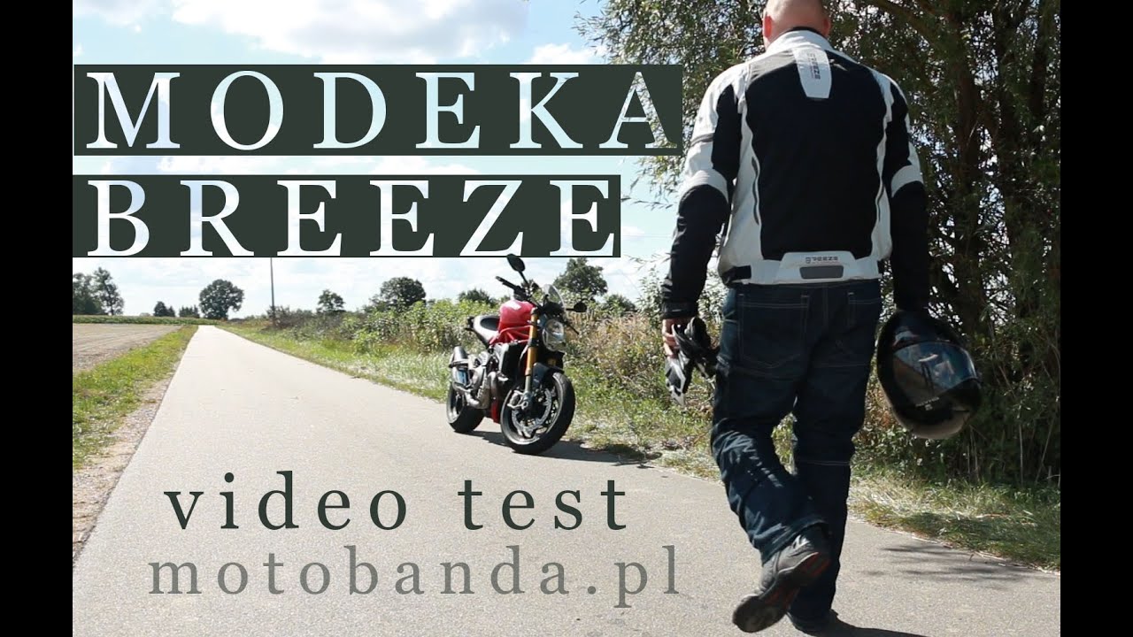Modeka Breeze Miejska Kurtka Motocyklowa na Lato - motobanda.pl [tv motocyklowa]