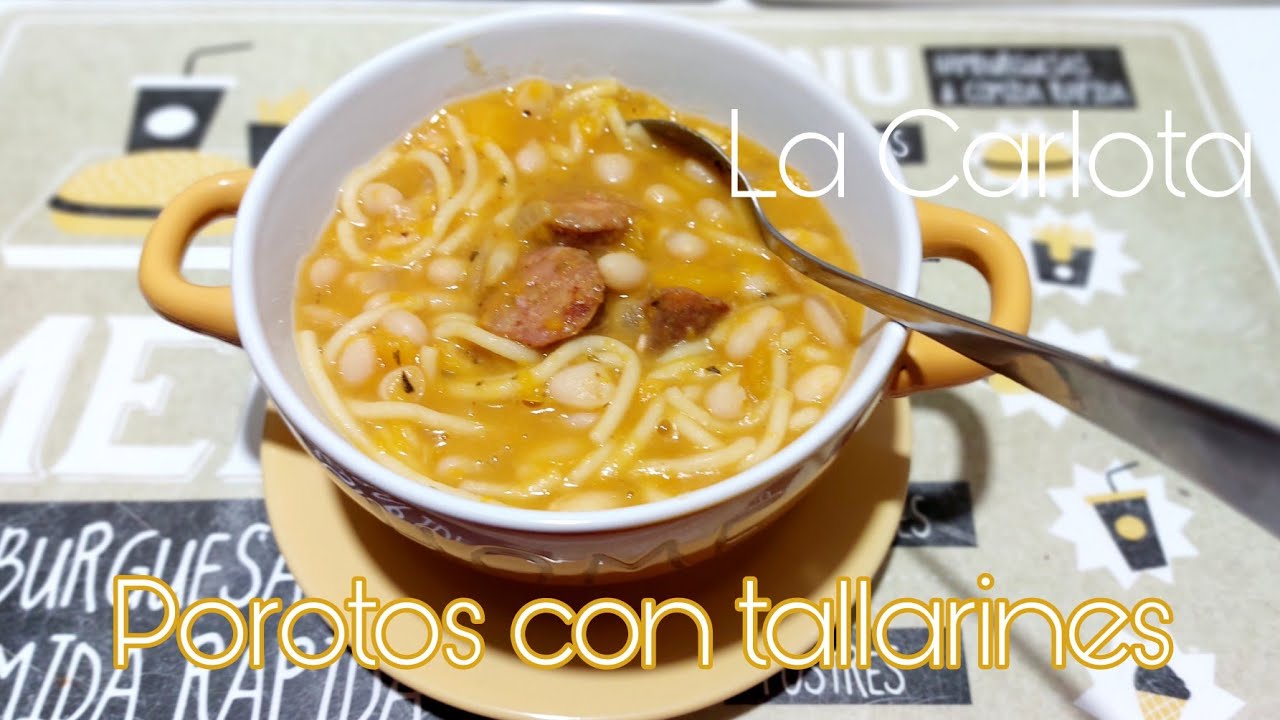 Receta Porotos con tallarines/ porotos con riendas en olla a presión eléctrica Philips