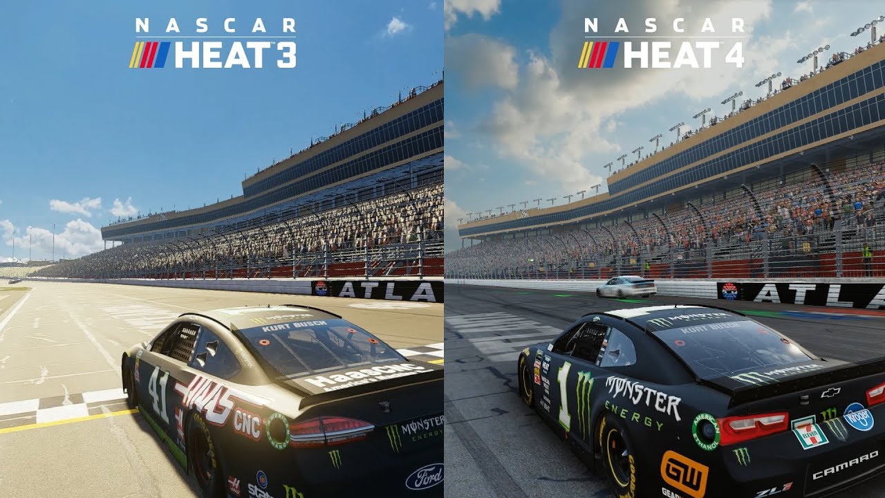 NASCAR Heat 3 vs NASCAR Heat 4 | Direct Comparison