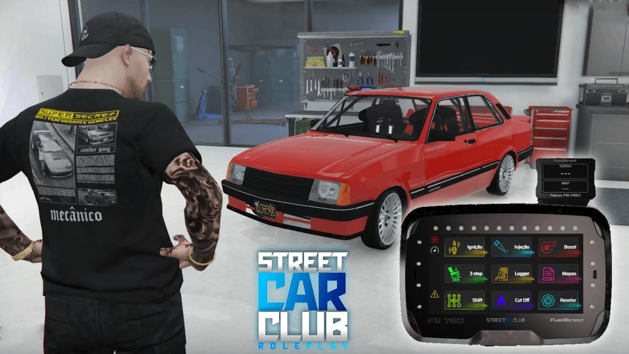 Como mexer na FUELTECH e PREPARAR seu carro! (Preparação completa) Street Car Club RP Season4
