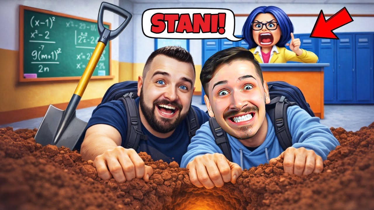 IMPE I ŠONE KOPAJU RUPU DA POBJEGNU IZ ŠKOLE U ROBLOXU!!