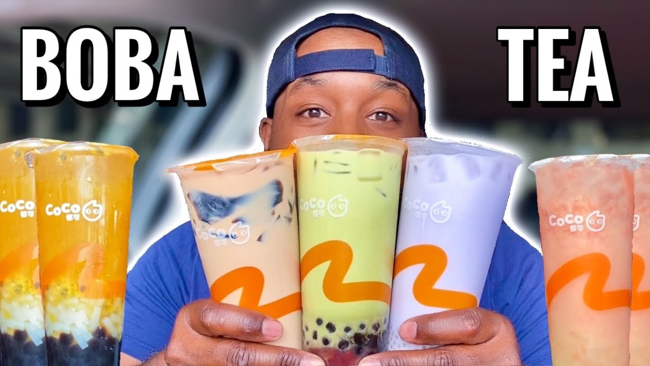 TRYING POPULAR BUBBLE TEA FLAVOURS | BOBA MILK TEA TASTE TEST